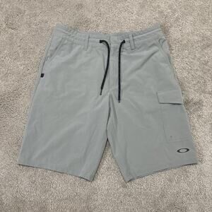 Oakley Board Shorts Men 32 Gray Lightweight Surf Swim